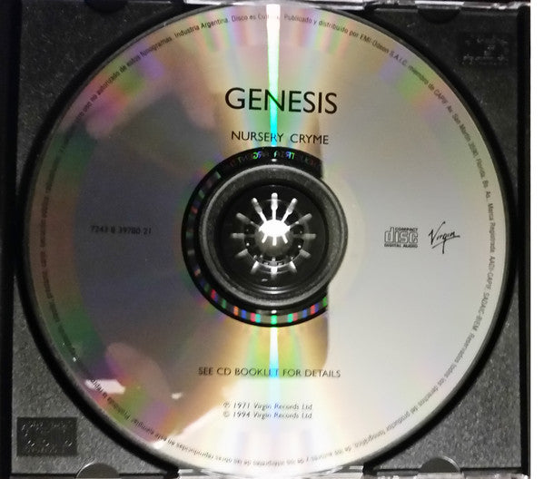 Genesis : Nursery Cryme (CD, Album, RE, RM)