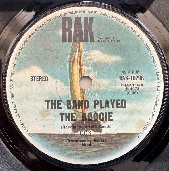 CCS : The Band Played The Boogie (7", Single)