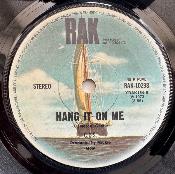 CCS : The Band Played The Boogie (7", Single)