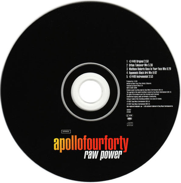 Apollo 440 : Raw Power (CD, Single, Car)