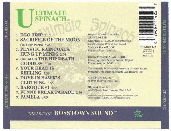 Ultimate Spinach : Ultimate Spinach (CD, Album, RE, RM)