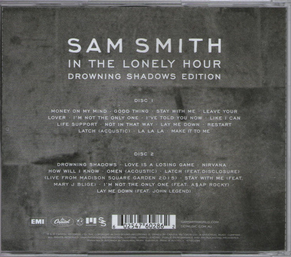 Sam Smith (12) : In The Lonely Hour: Drowning Shadows Edition (2xCD, Album, Dlx)