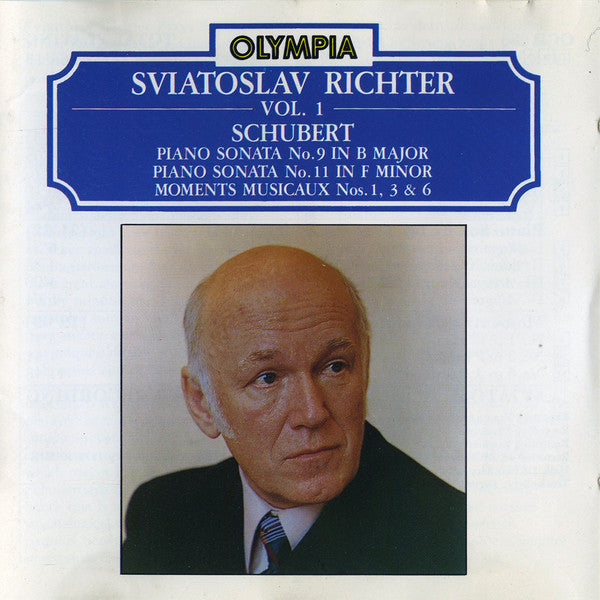 Schubert*, Sviatoslav Richter : Vol. 1 (CD, Comp)