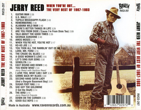 Jerry Reed : When You're Hot...The Very Best of 1967-1983 (CD, Comp)