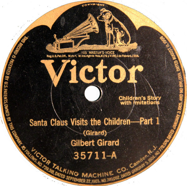 Gilbert Girard : Santa Claus Visits The Children (Shellac, 12")