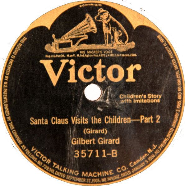 Gilbert Girard : Santa Claus Visits The Children (Shellac, 12")