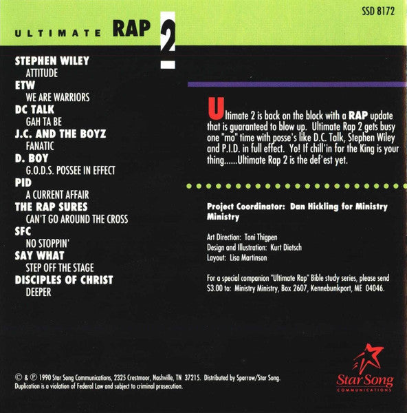 Various : Ultimate Rap 2 (CD, Comp)