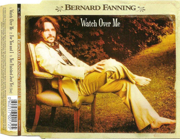 Bernard Fanning : Watch Over Me (CD, Single)