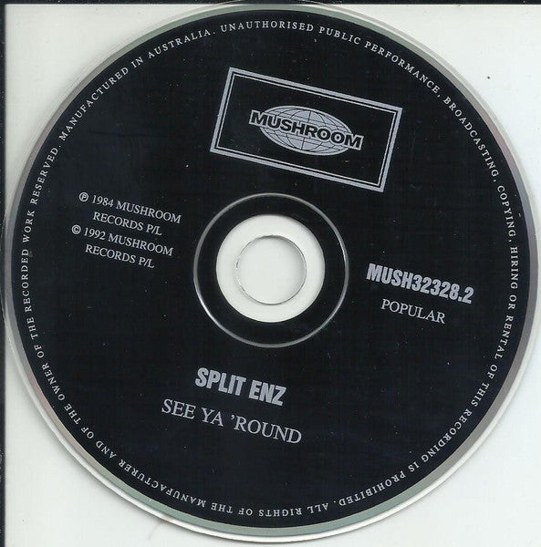 Split Enz : See Ya 'Round (CD, Album, RE)