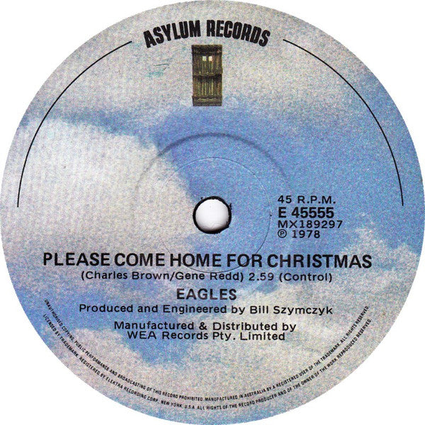 Eagles : Please Come Home For Christmas / Funky New Year (7", Single)