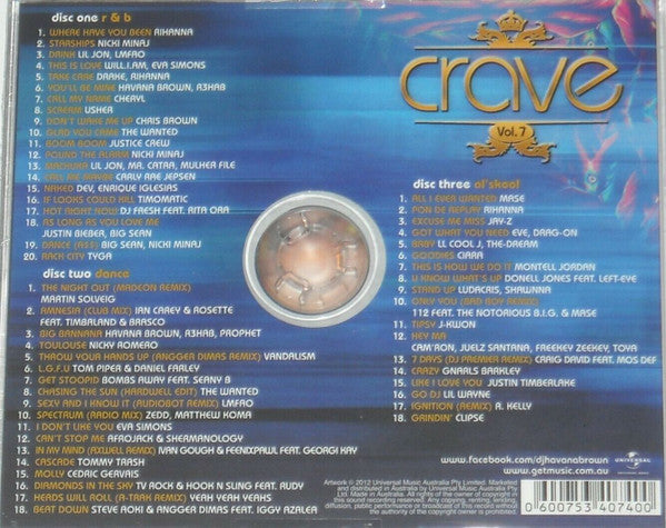 Havana Brown : Crave Vol. 7 (3xCD, Comp, Mixed)