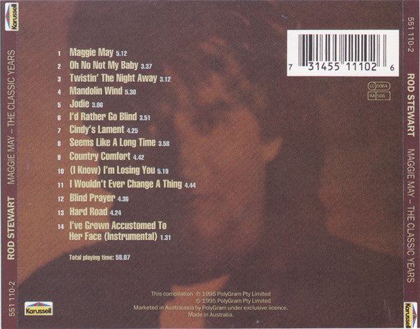 Rod Stewart : Maggie May - The Classic Years (CD, Comp, RE)
