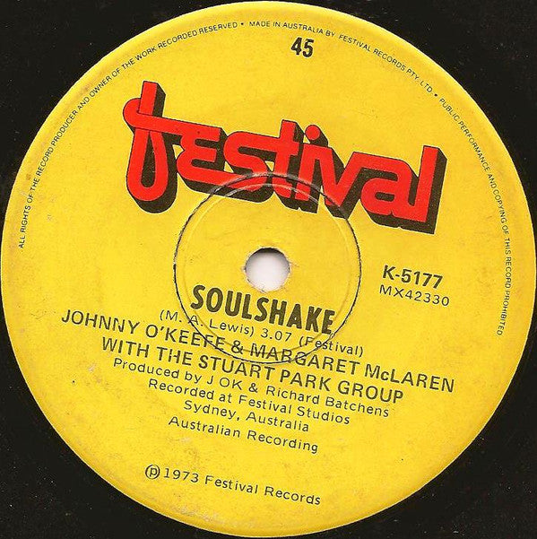 Johnny O'Keefe And Margaret McLaren With The Stuart Park Show Group : Mockingbird (7", Single)