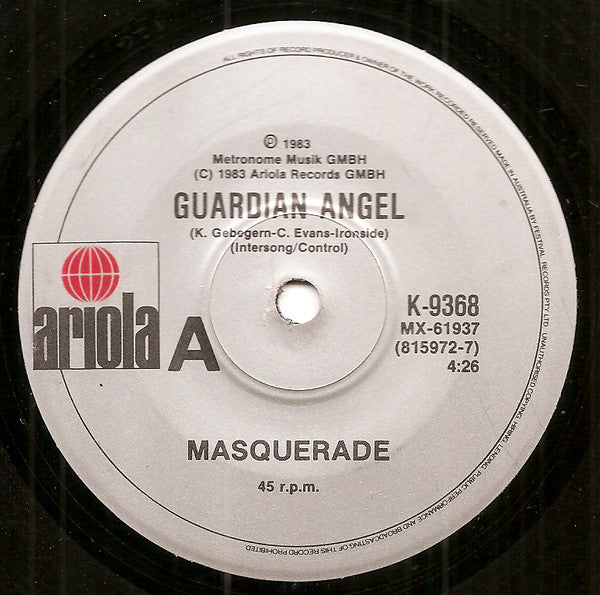 Masquerade (5) : Guardian Angel (7", Single)
