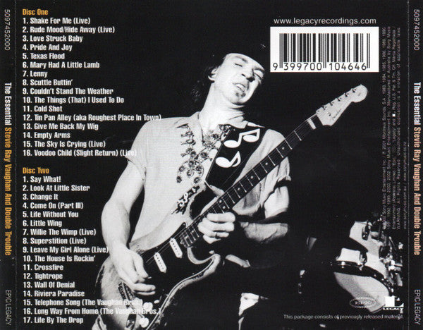 Stevie Ray Vaughan & Double Trouble : The Essential Stevie Ray Vaughan & Double Trouble (2xCD, Comp)