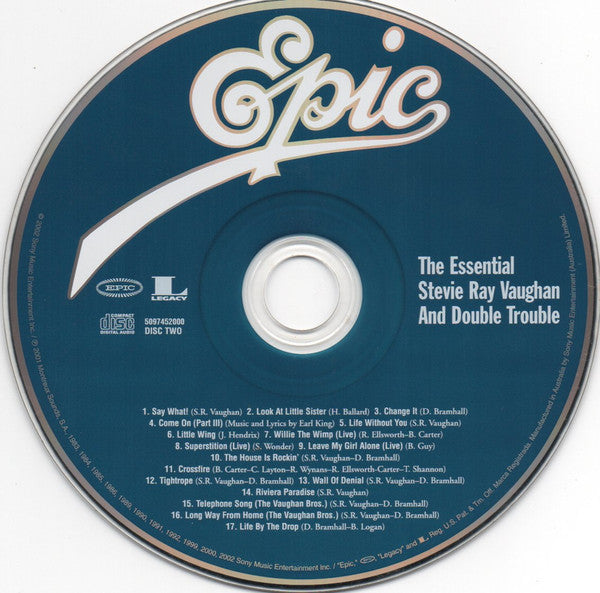 Stevie Ray Vaughan & Double Trouble : The Essential Stevie Ray Vaughan & Double Trouble (2xCD, Comp)