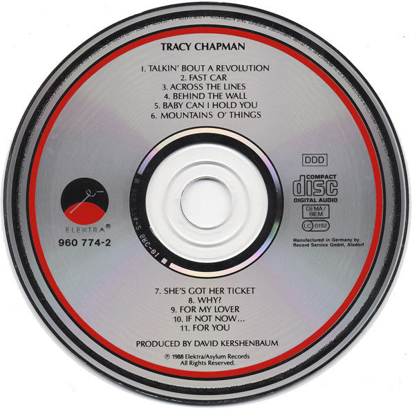 Tracy Chapman : Tracy Chapman (CD, Album, SRC)