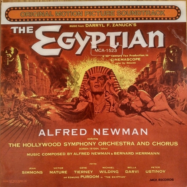 Alfred Newman, Bernard Herrmann : The Egyptian (A 20th Century Fox Production In Cinemascope) (LP, Album, RE)