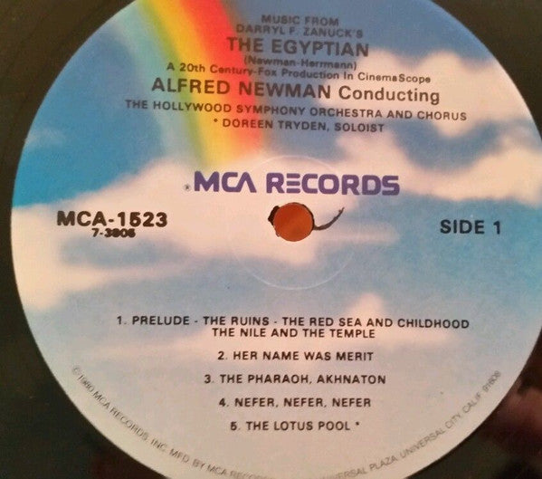 Alfred Newman, Bernard Herrmann : The Egyptian (A 20th Century Fox Production In Cinemascope) (LP, Album, RE)