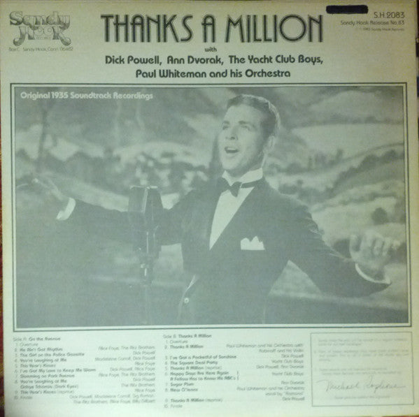 Dick Powell (2) : On The Avenue/Thanks A Million (LP)
