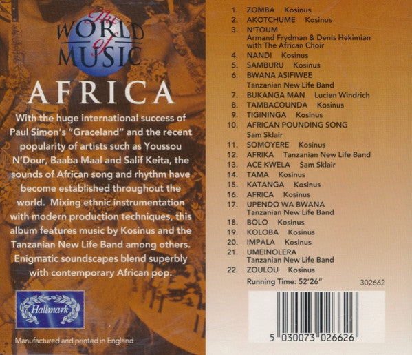 Various : Africa  (CD, Comp)