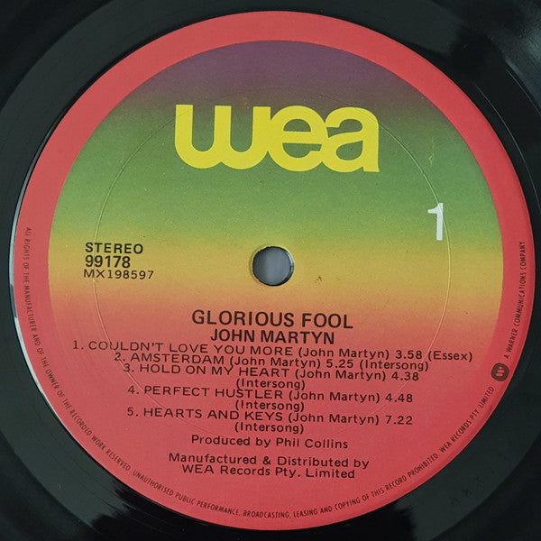 John Martyn : Glorious Fool (LP, Album)