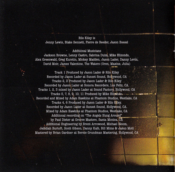 Rilo Kiley : Under The Blacklight (CD, Album)