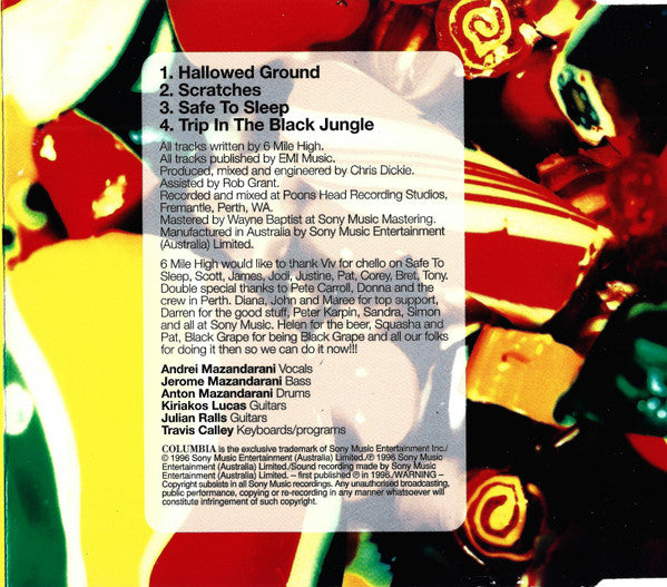 6 Mile High : Hallowed Ground (CD, Single)