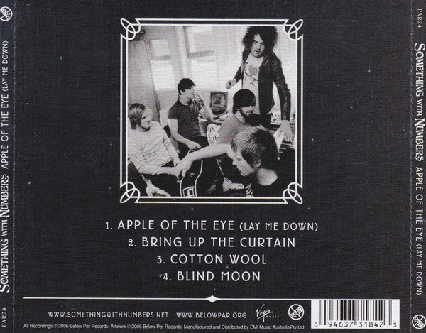 Something With Numbers : Apple Of The Eye (Lay Me Down) (CD, Single)