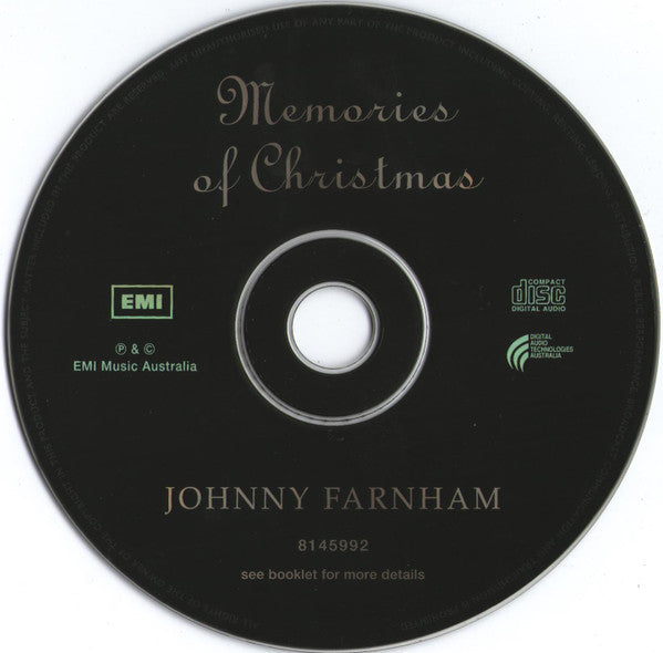 Johnny Farnham* : Memories Of Christmas (CD, Album, RE)