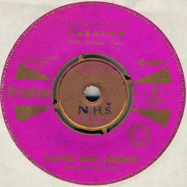 Santo And Johnny* : Caravan / Summertime (7", Single)