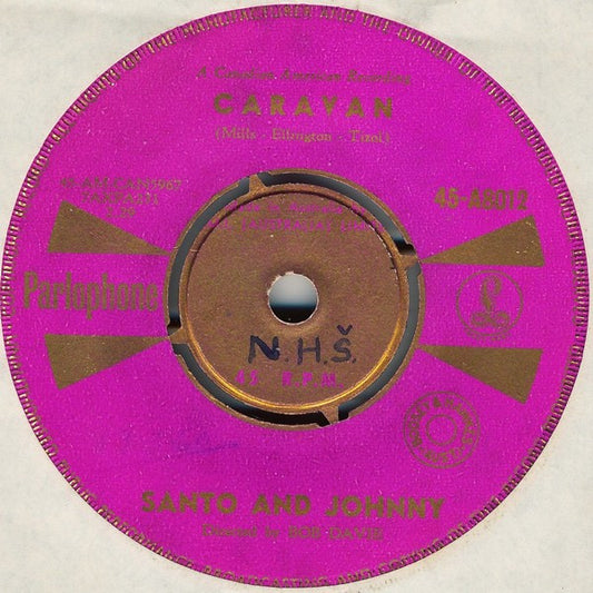 Santo And Johnny* : Caravan / Summertime (7", Single)