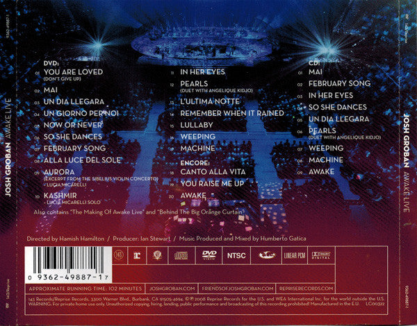 Josh Groban : Awake Live (DVD-V, NTSC + CD)