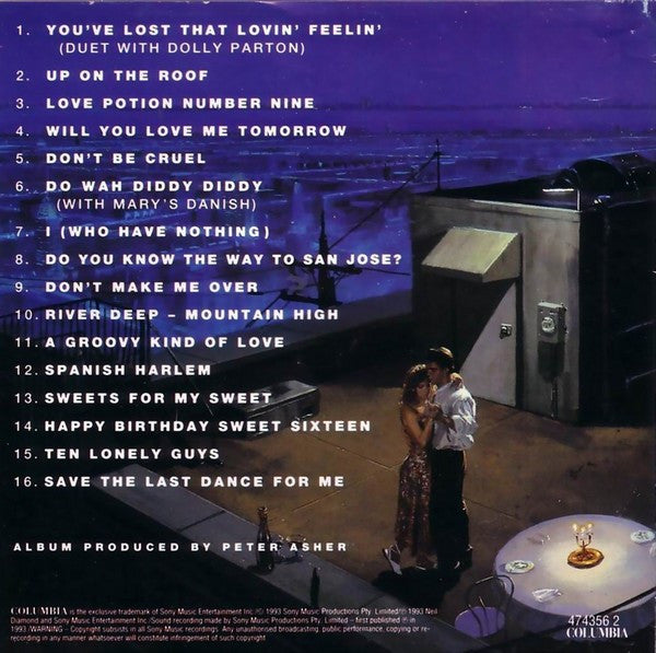 Neil Diamond : Up On The Roof: Songs From The Brill Building (CD, Album)