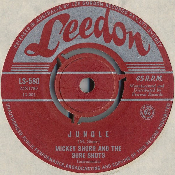 Mickey Shorr And The Sure Shots : Teen Beat / Jungle (7", Single)