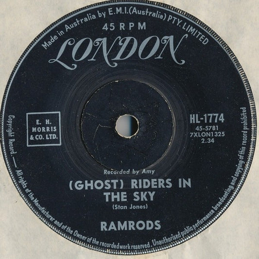 Ramrods* : (Ghost) Riders In The Sky (7", Single, Sol)