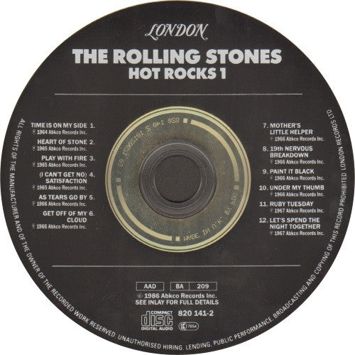 The Rolling Stones : Hot Rocks 1964-1971 - The Greatest Hits (2xCD, Comp, RE, RM)