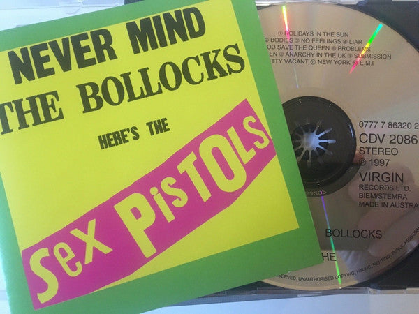 Sex Pistols : Never Mind The Bollocks Here's The Sex Pistols (CD, Album, RE)