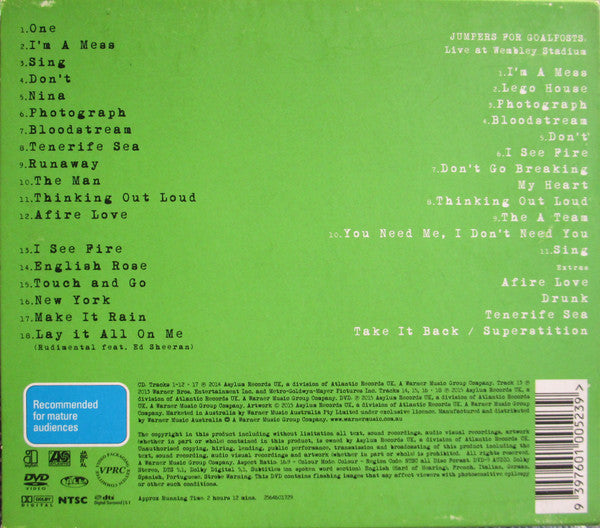 Ed Sheeran : X Wembley Edition (CD, Album, RE + DVD-V, NTSC)