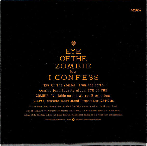 John Fogerty : Eye Of The Zombie (7", Single)