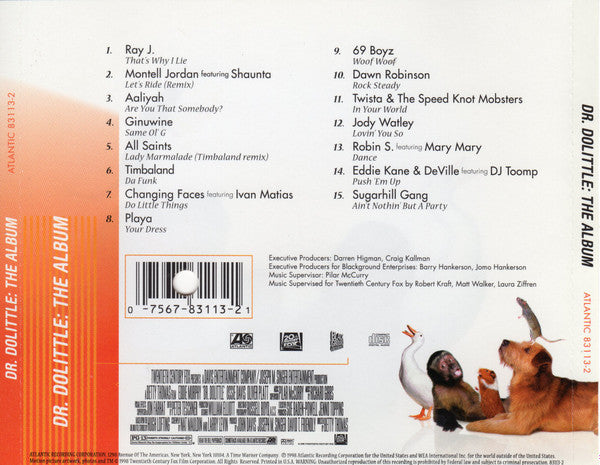 Various : Dr. Dolittle: The Album (CD, Comp)