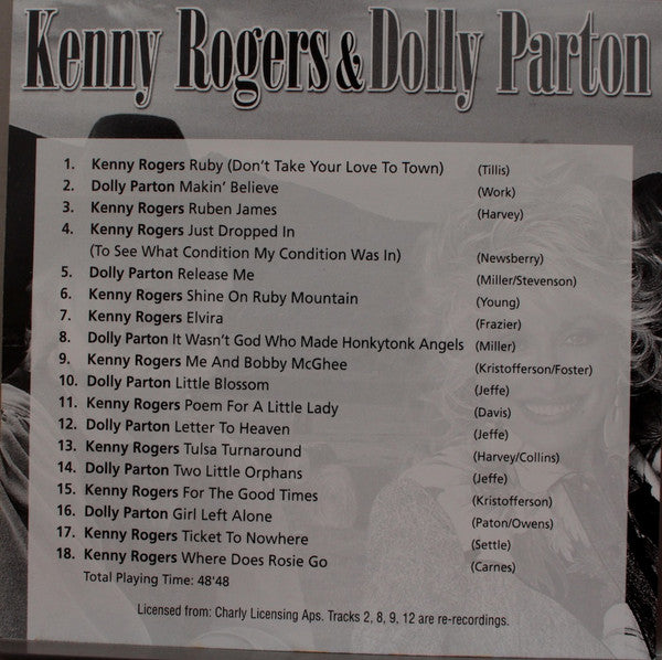 Kenny Rogers & Dolly Parton : Kenny Rogers & Dolly Parton (CD, Comp)
