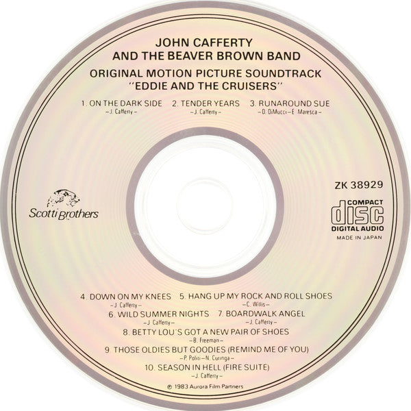John Cafferty And The Beaver Brown Band : Eddie And The Cruisers (Original Motion Picture Soundtrack) (CD, Album, RE)