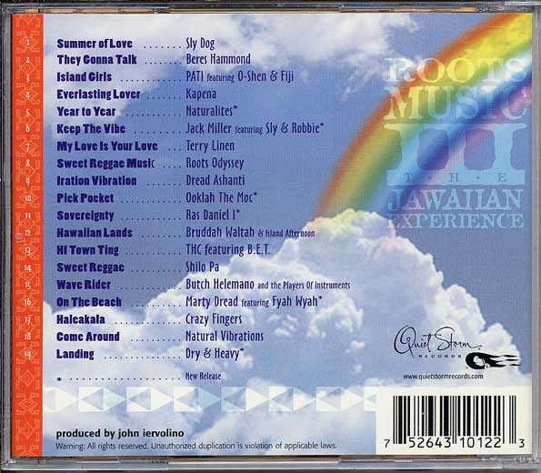 Various : Roots Music III: The Jawaiian Experience (CD, Comp)