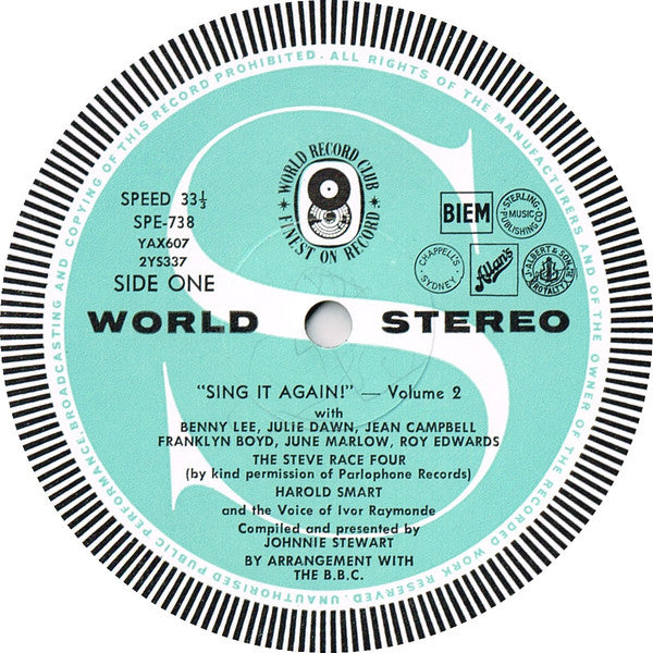 Assorted Artists* : Sing It Again No. 2 (LP, Album, Club)