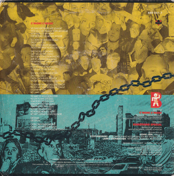 Bronski Beat : C'Mon! C'Mon! (7", Single)