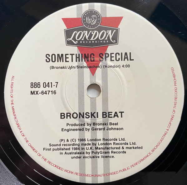 Bronski Beat : C'Mon! C'Mon! (7", Single)
