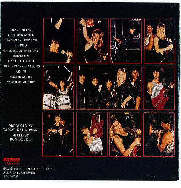 Sacred Warrior : Rebellion (CD, Album, RE)