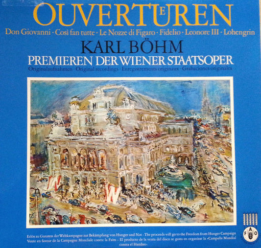 Karl Böhm : Ouvertüren / Premieren Der Wiener Staatsoper (LP, Comp, Mono, RE)