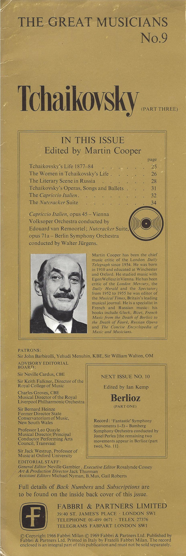 Tchaikovsky* : Tchaikovsky (Part Three) (10", Comp)